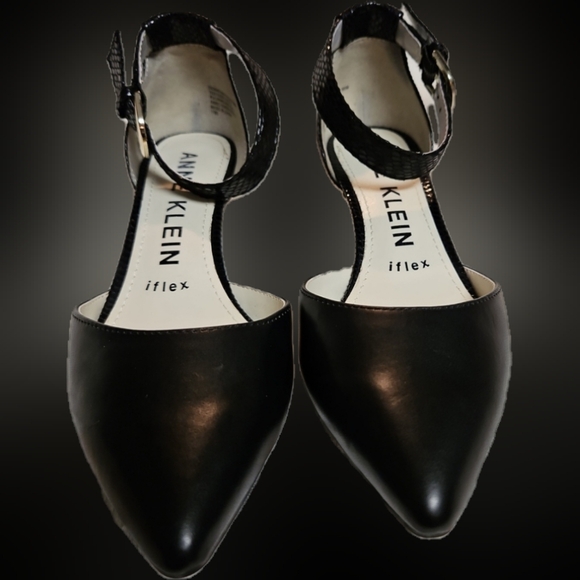 NWOT - Anne Klein Black Heels shoe womens size 6.5 - Picture 1 of 5